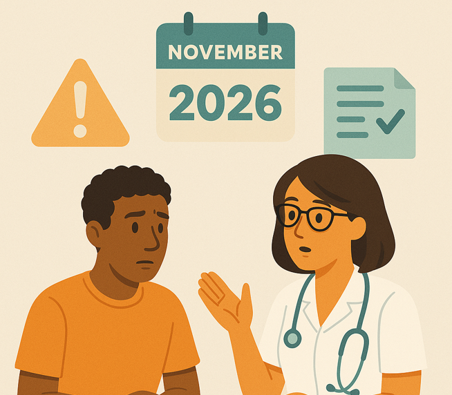 What specific changes will take effect in November 2026