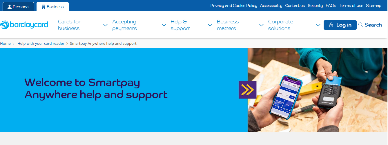 Barclaycard Smartpay Anywhere