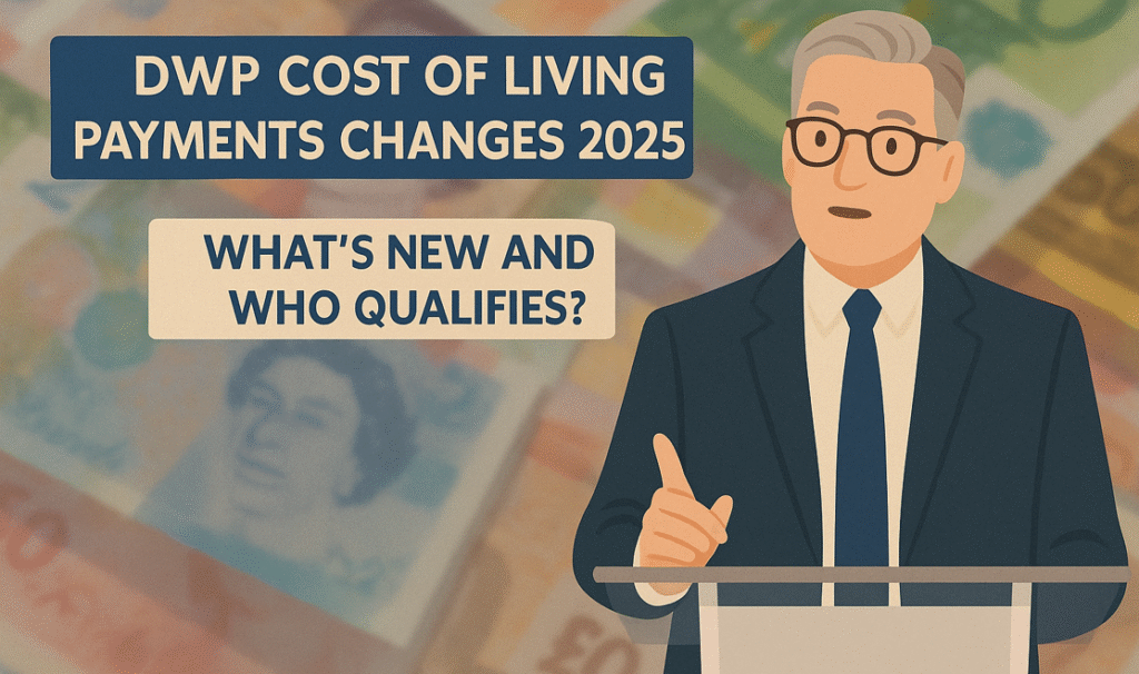 DWP Cost of Living Payments Changes 2025