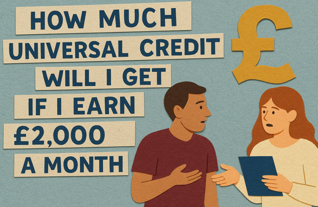 How Much Universal Credit Will I Get If I Earn £2,000 a Month