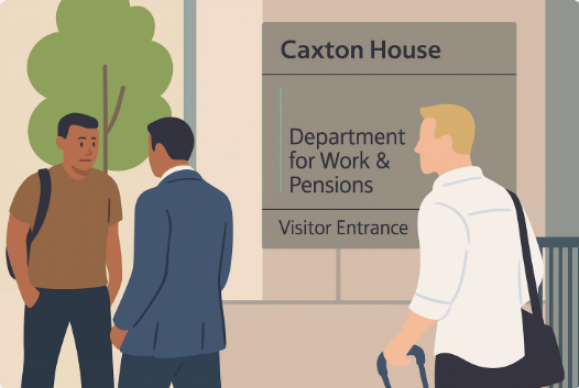How does being in the support group affect other benefits and claim transitions