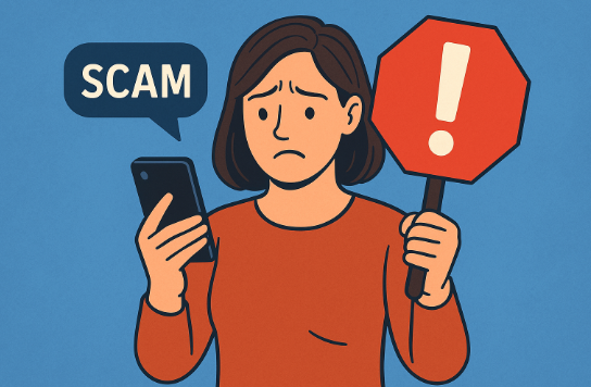 What should you do if you suspect a scam