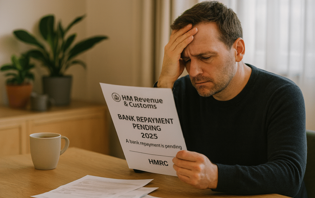 HMRC Bank Repayment Pending 2025