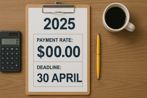 What are the 2025 payment rates and deadlines you need to know