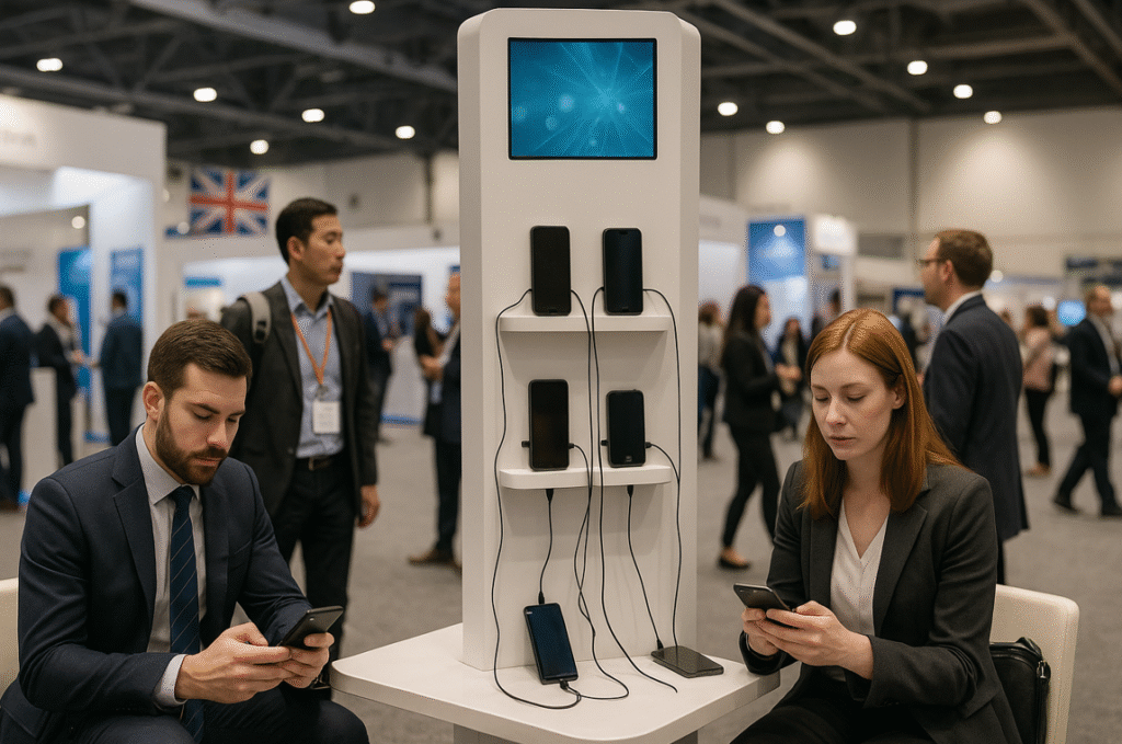 Charging Stations at London Exhibitions