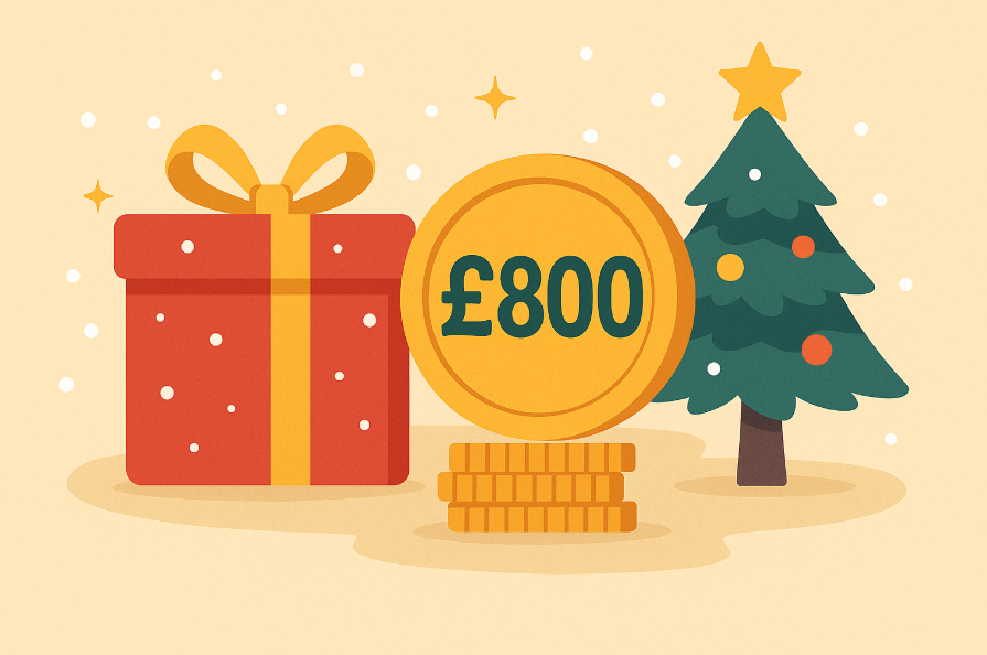 DWP Christmas Bonus £800