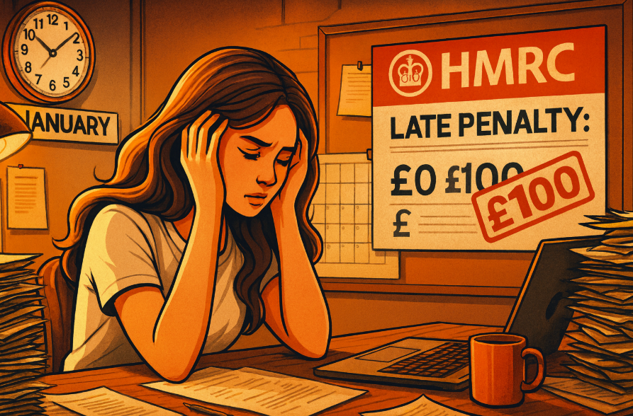 HMRC to Fine UK Households £100 for Late Self Assessment Tax Returns Starting January 2025