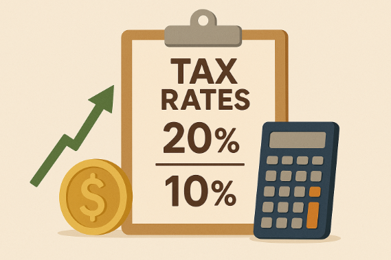 What are the Capital Gains Tax rates for 2024 - 25