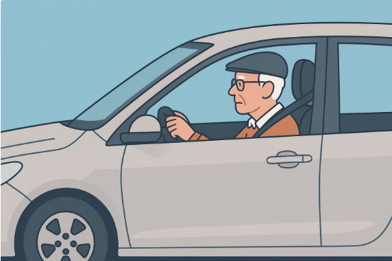 What are the changes for seniors in the UK driving law 2025