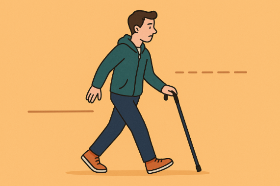 What mobility distances matter most in PIP scoring