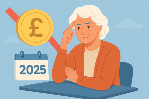 Why is there a UK State Pension reduction in 2025