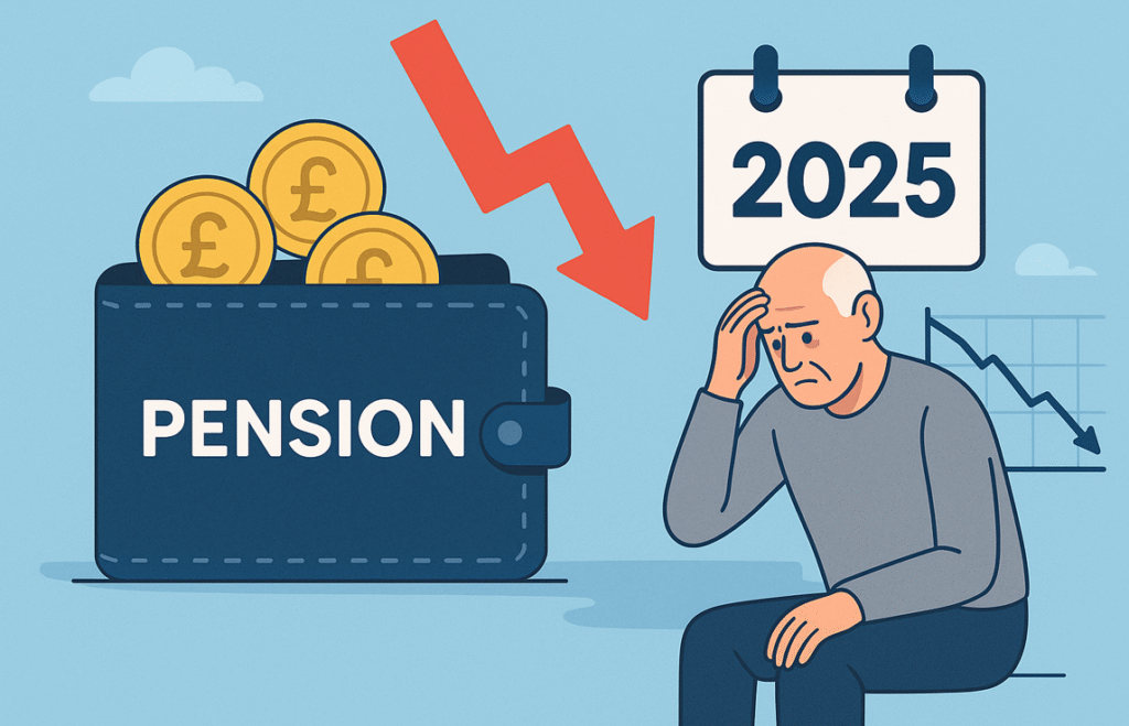 uk state pension reduction 2025