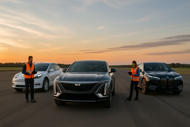 How Does the Cadillac Lyriq Compare with Competitors in Driving Mode Efficiency