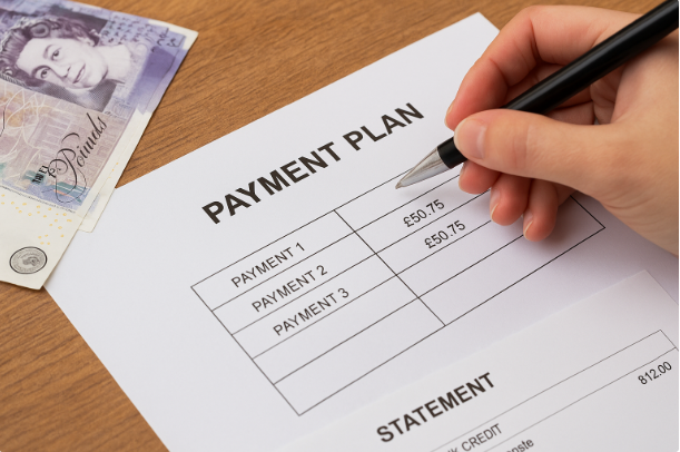 How do repayments work for the DWP £812 loan