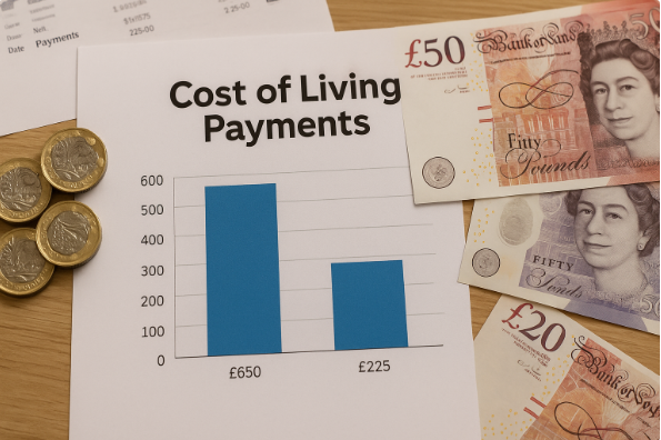 How does this DWP payment compare to previous cost of living support