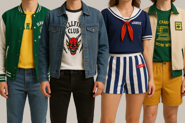 The Hawkins Crew from Stranger Things