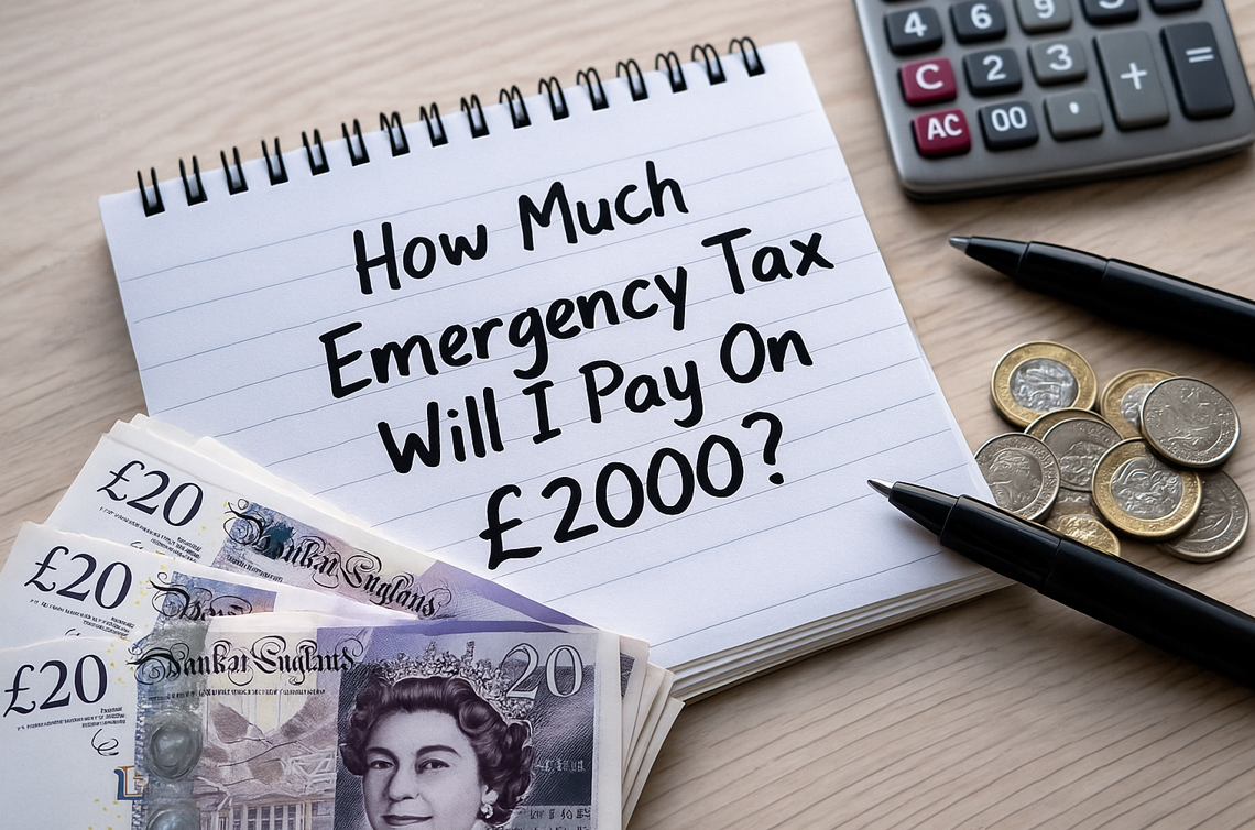 How Much Emergency Tax Will I Pay On £2000